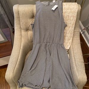 NWT Gap striped tank dress, size L